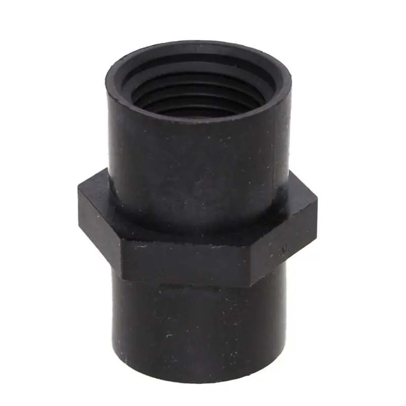 1/2-Inch Female Npt Union Coupler – Durable Black Polypropylene 1