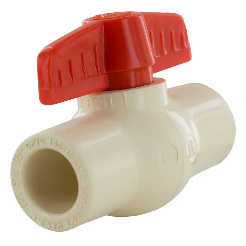 1/2" Schedule 80 Cpvc Molded Ball Valve – Female Slip X Slip Ends 1