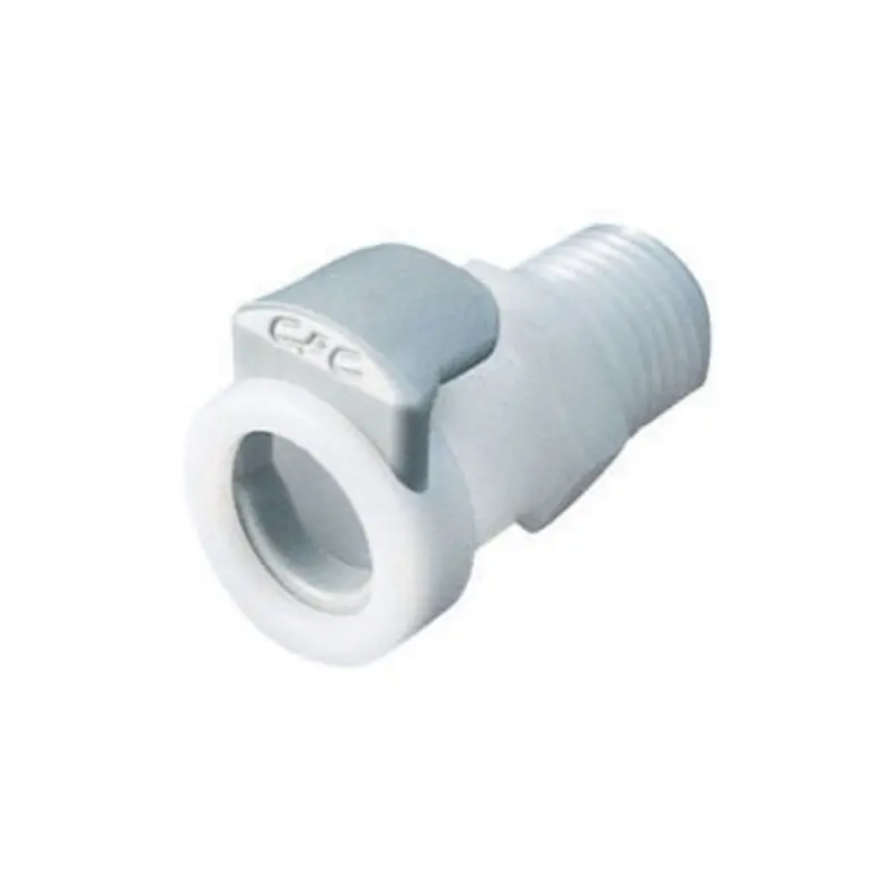 1/4" Bspt Non-Valved Acetal (Pom) Coupling Body 1