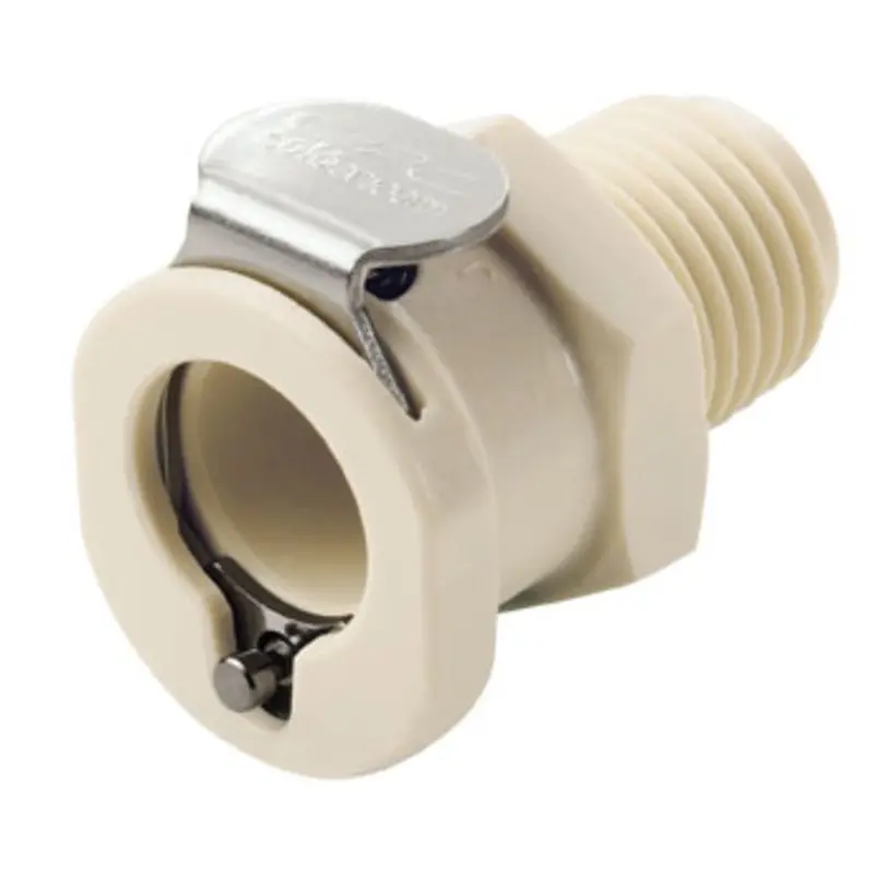1/4" Npt Non-Valved Polypropylene Coupling Body 1