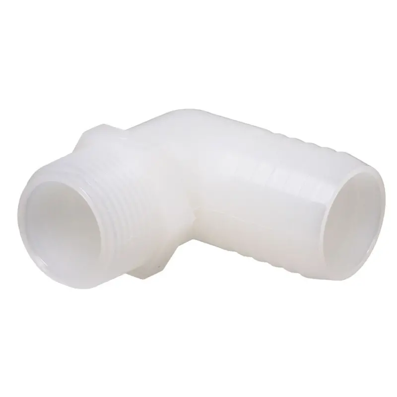 1" Hose Barb To 1/2" Male Npt Brass Elbow Fitting 2