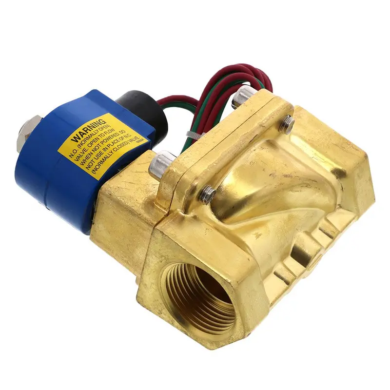 1" Npt Normally Closed Solenoid Valve – Brass Body, 24V Dc, 150 Psi, Conduit & Leads Included 1