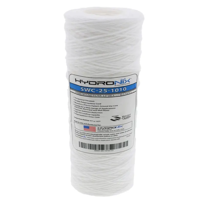 10-Inch 10-Micron String-Wound Polypropylene Sediment Filter 2