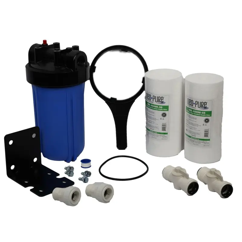 10-Inch Heavy-Duty Sediment Prefilter Kit With 1" Port Size 1