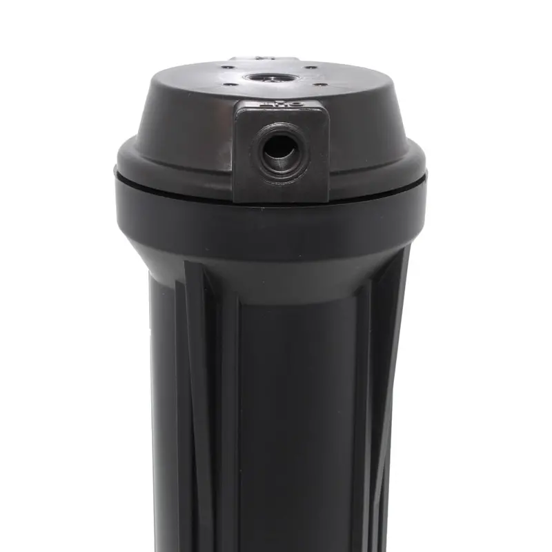 10-Inch Neo-Pure Slimline Flat-Cap Filter Housing – Nsf-Certified, Black Cap & Black Sump, 1/2-Inch Port, No Pressure Relief 2