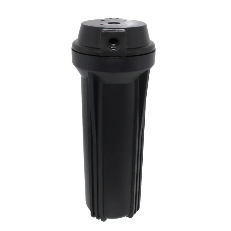 10-Inch Neo-Pure Slimline Flat-Cap Filter Housing – Nsf-Certified, Black Cap & Black Sump, 3/8-Inch Port, No Pressure Relief 2