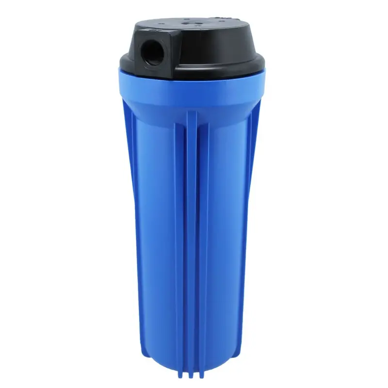 10-Inch Neo-Pure Slimline Flat-Cap Filter Housing – Nsf-Certified, Black Cap/Blue Sump, 1/2-Inch Port, No Pressure Relief 1
