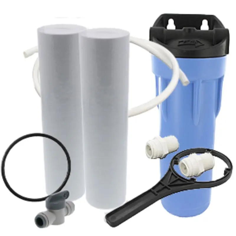 10-Inch Slimline Sediment Prefilter Kit – 1/2-Inch Npt Inlet/Outlet 1