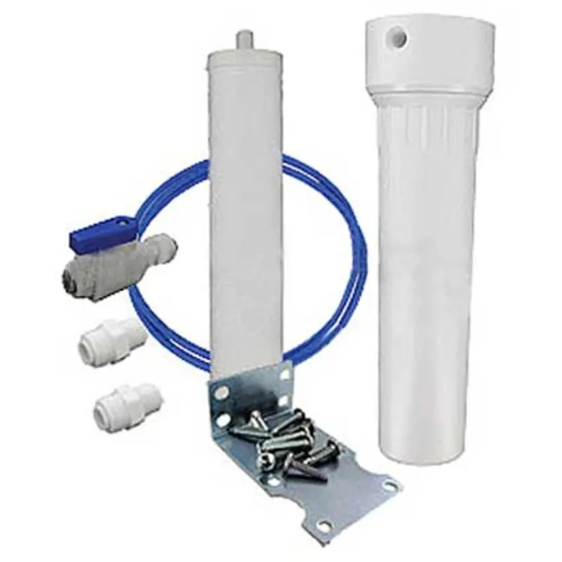 10-Inch Space Saver Sediment Prefilter Kit With 1/4" Inlet/Outlet 1