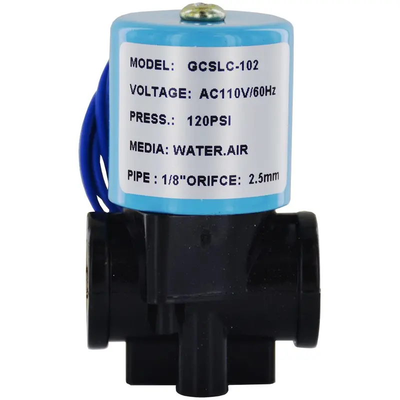 115V Electronic Solenoid Shut-Off Valve With 1/8" Female Pipe Thread (Fpt) 1