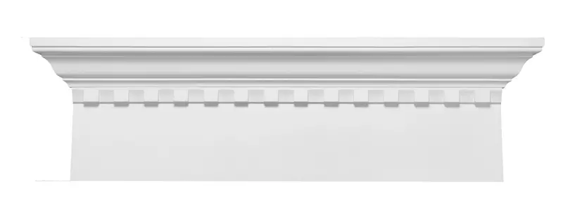 12-Inch Classic Crosshead Featuring Dentil Molding Trim 1