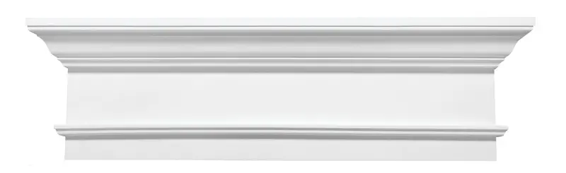 12-Inch Classic Crosshead Window Frame With Trim Strip Detail 1