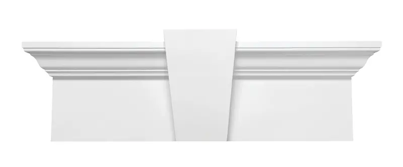 12-Inch Traditional Crosshead With Decorative Keystone Accent 1