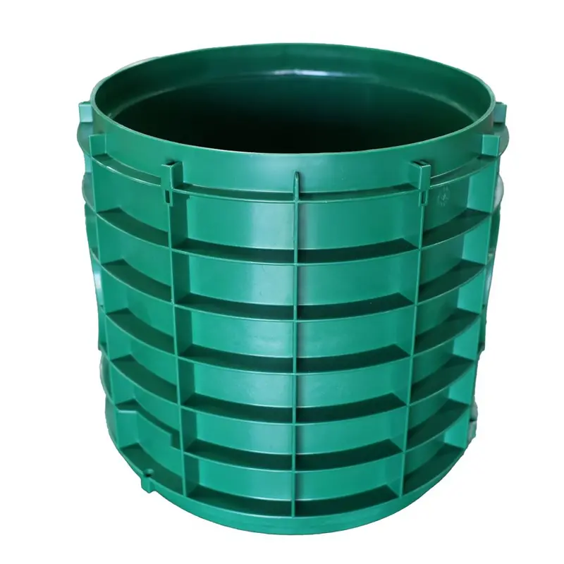 12" X 12" Green Tall Round Septic Riser Extension 1