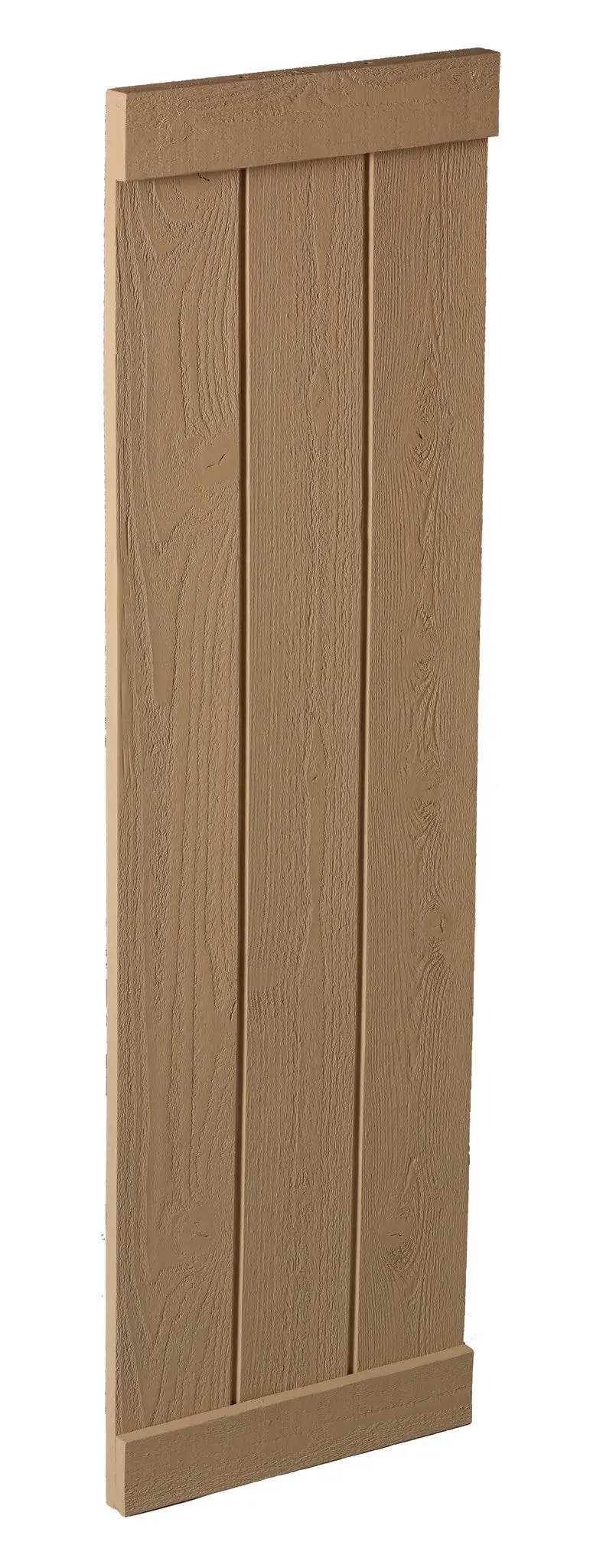 14-Inch Three-Board Board-And-Batten Shutter With End-Mounted Batten 1