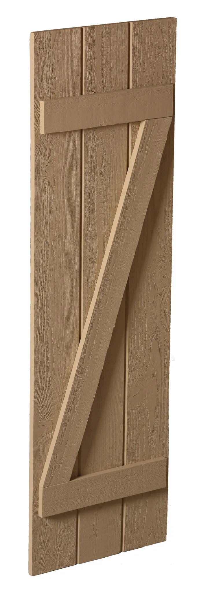 18-Inch Three-Board Board-And-Batten Shutter With Z-Style Batten 1