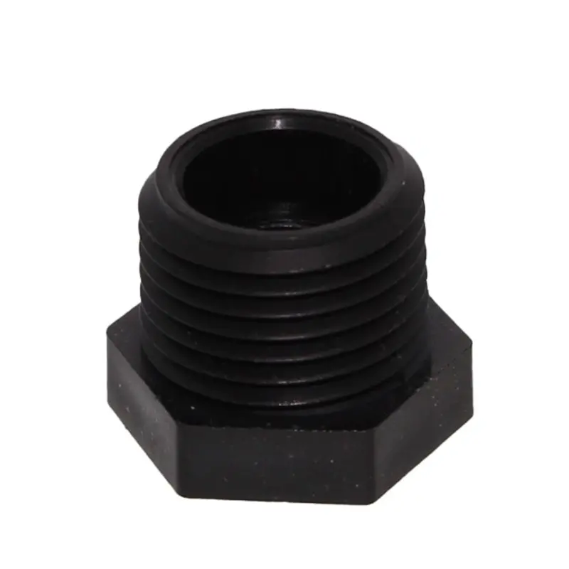 1″ Mnpt To 1⁄2″ Fnpt Polypropylene Reducing Bushing – Black 1