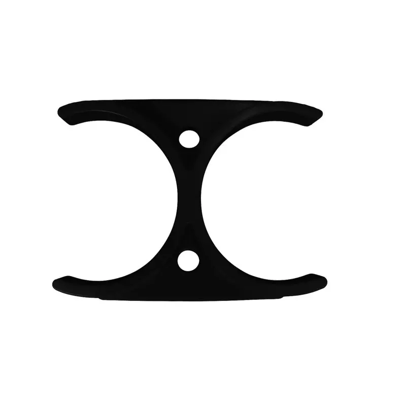 2.5" Diameter Double Clip – Black Industrial-Grade Hose Or Tubing Fastener 1