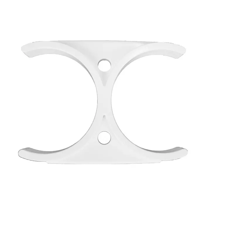 2.5" Diameter Double Clip – White Heavy-Duty Hose Or Tubing Clamp 1