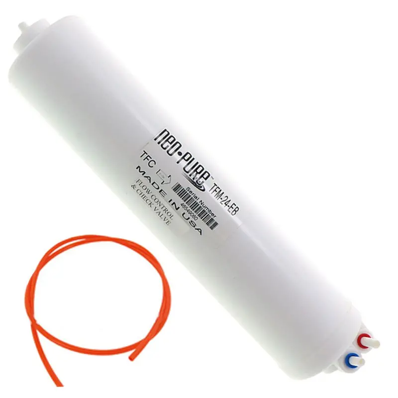 24 Gpd Tfm Encapsulated Ro Membrane Module With Integrated Check Valve & Flow Restrictor 1