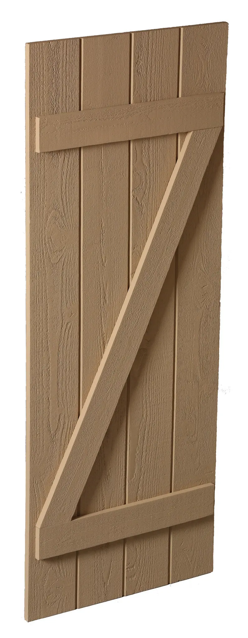 24-Inch Board-And-Batten Shutter: 4 Vertical Boards With Z-Style Batten 1