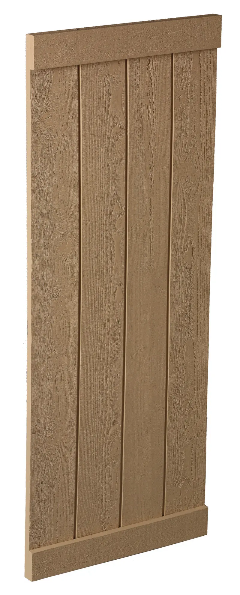 24-Inch Four-Board Board-And-Batten Shutter With End-Mounted Batten 1