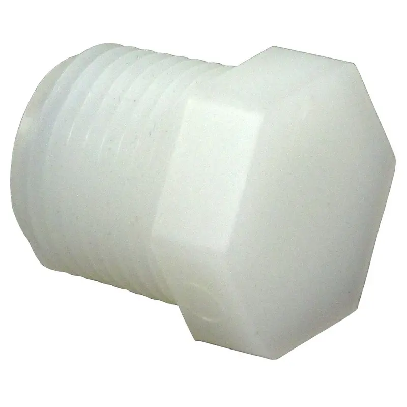 3/8-Inch Npt Nylon Hex Head Pipe Plug – Natural Color 1