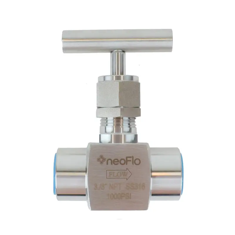 316 Stainless Steel Panel-Mount Needle Valve – 3/8" Fnpt 1