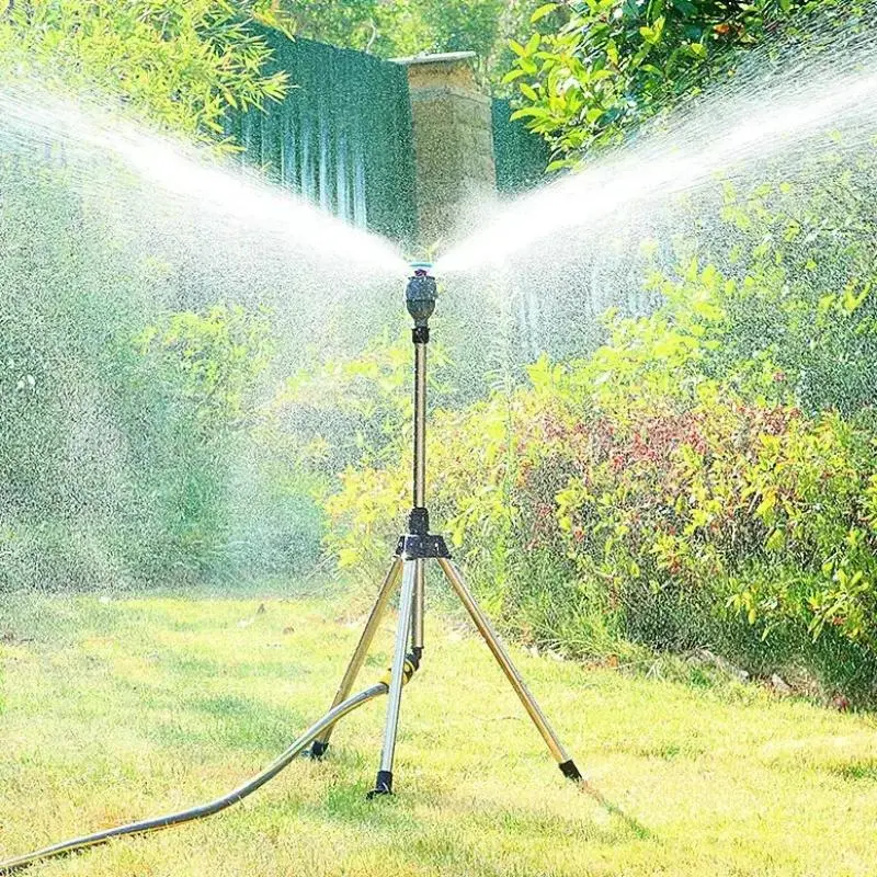 360° Swivel Lawn Sprinkler With Adjustable Tripod Base 1