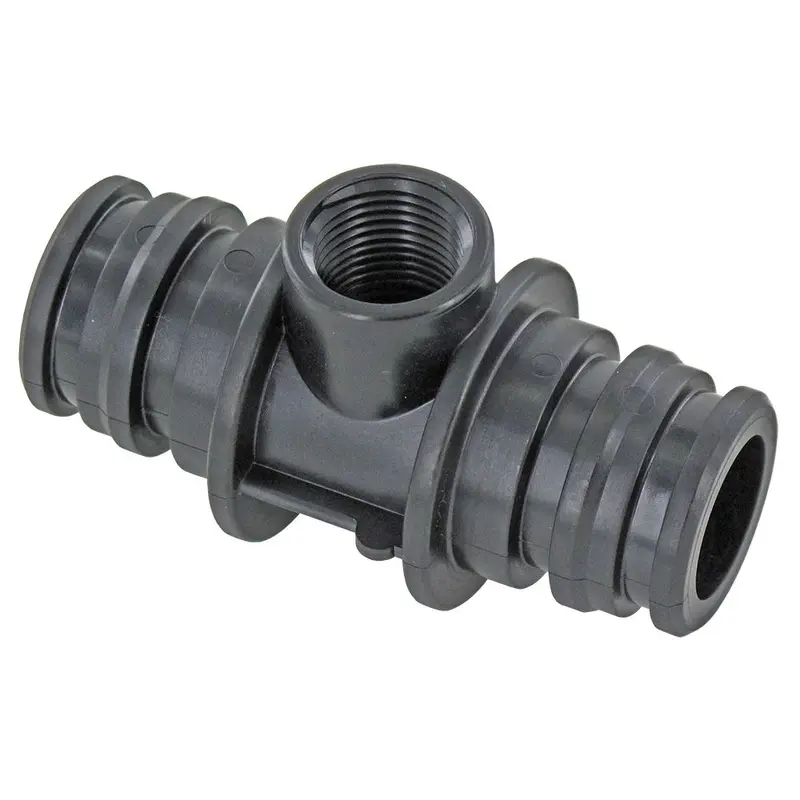 3M 85-8526 Double-Ended Connector With Pressure Gauge Port For High-Flow Manifolds 1