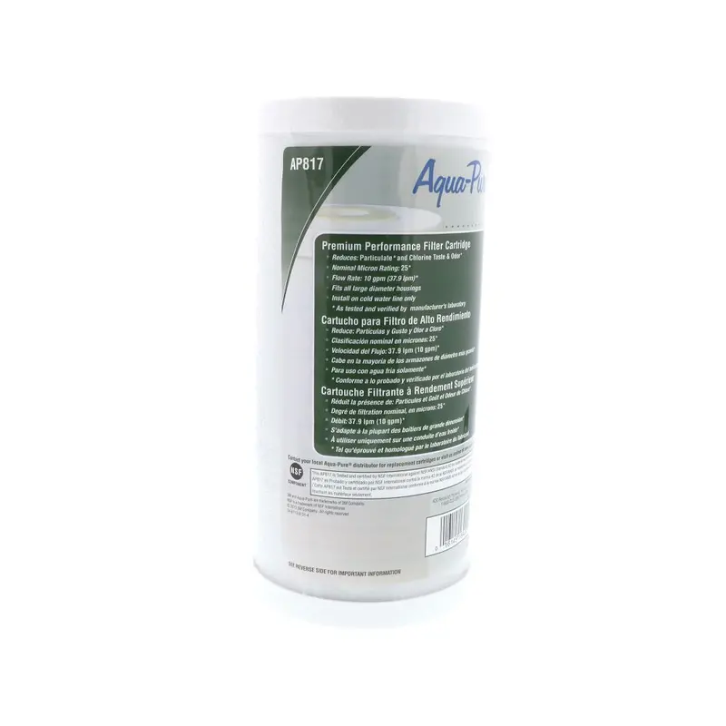 3M Aqua-Pure Ap817 Whole-House Carbon Block Filter — 10-Inch Bb, 25 Micron 1