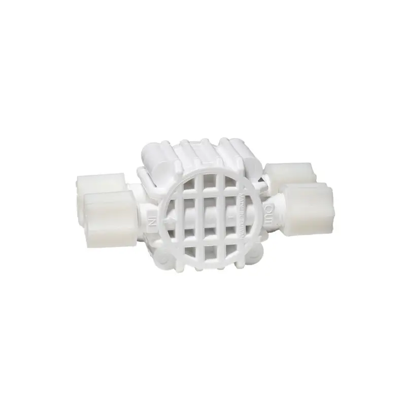 4-Way Automatic Shut-Off Valve – 1/4" Jaco Fitting, White 1