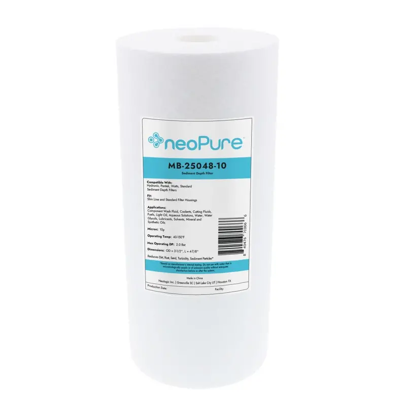 5-Inch Polypropylene Depth Sediment Filter – 10 Micron Rating 1