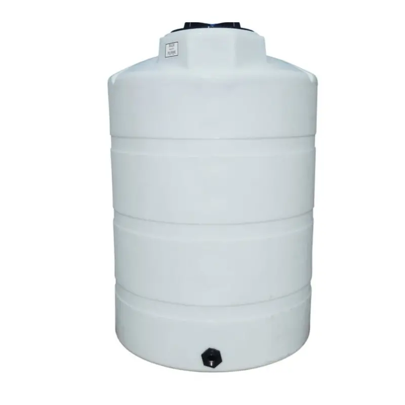 500-Gallon Atmospheric Vertical Storage Tank – Pre-Drilled With Standard Fittings 1