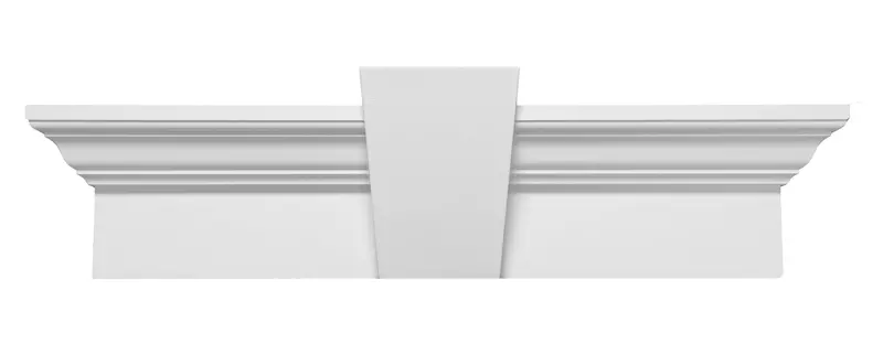 6-Inch Classic Crosshead With Center Keystone Detail 1