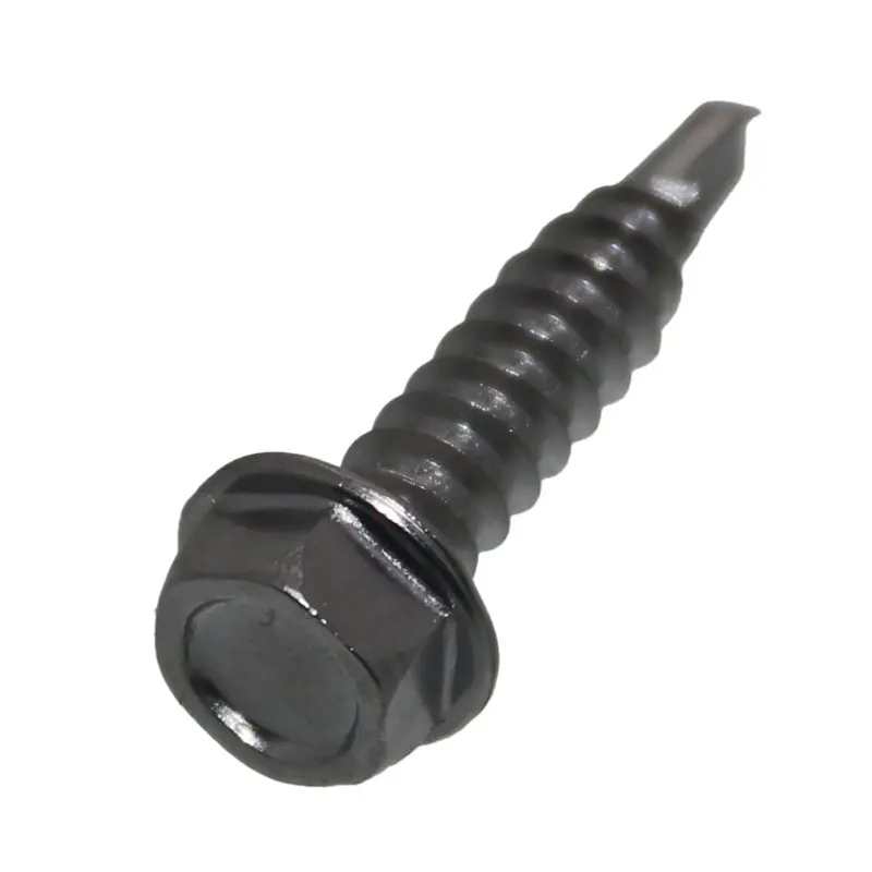 #8 X 3/4-Inch Self-Drilling Hex Head Stainless Steel Screw 1