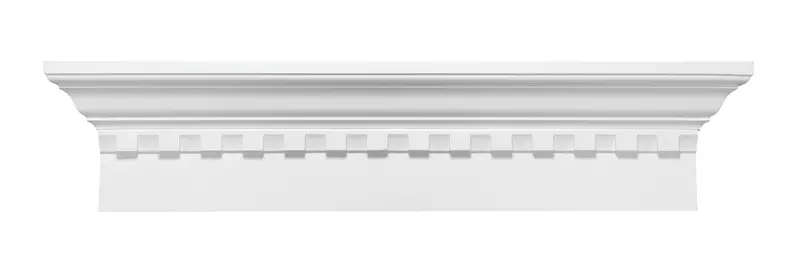 9-Inch Traditional Crosshead Featuring Dentil Molding 1
