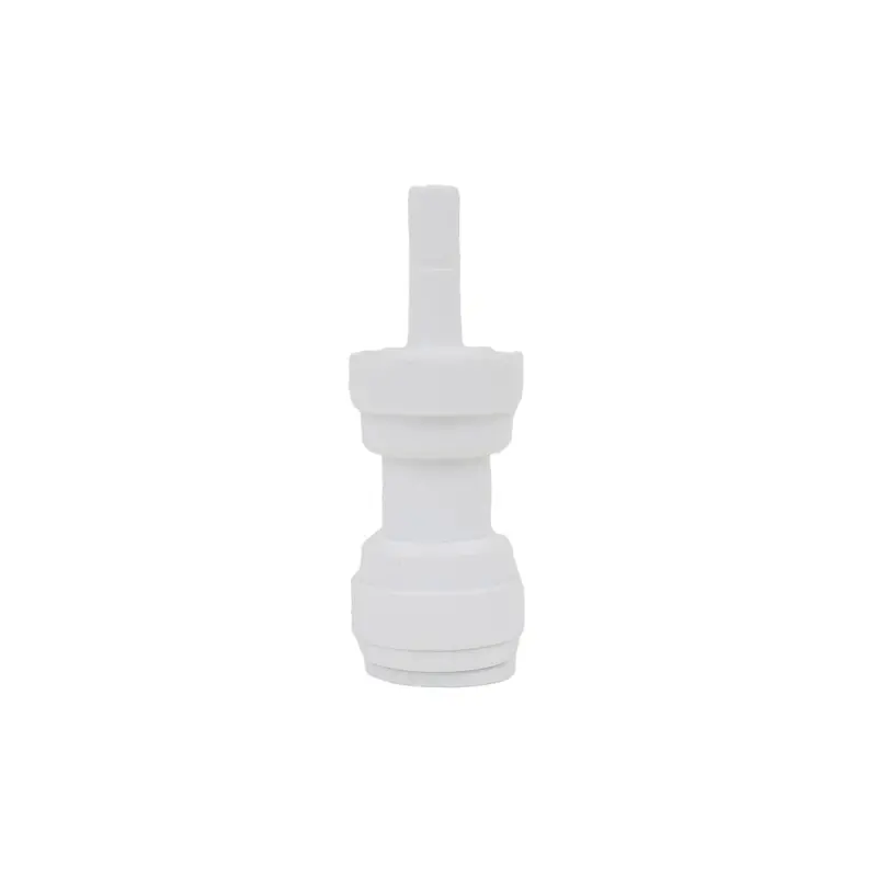 Acetal Stem Reducer: 3/8" Quick-Connect × 1/4" Od 1