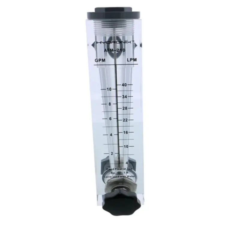 Adjustable Panel-Mount Flowmeter – 10–35 Gpm Range, 1" Male Npt Connection 1