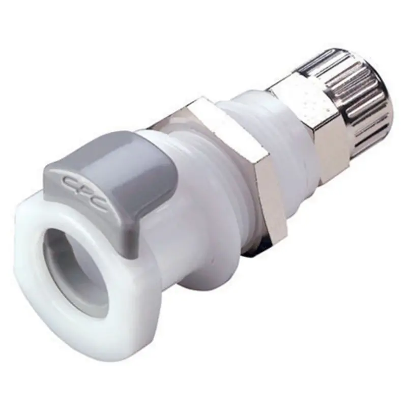 Apcd12006 Valved Panel-Mount Ptf Coupling Body – 3/8" Ptf 1
