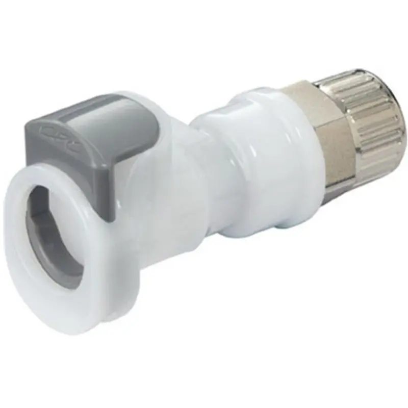 Apcd13006Sh Shrouded Valved Inline Ptfe Coupling Body – 3/8 Inch Ptf Thread 1