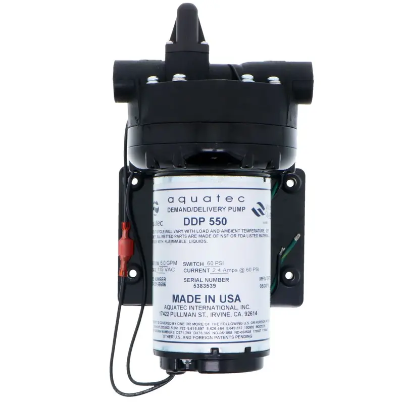 Aquatec 5513-1E01-B606 Booster Pump – 6 Gpm, 1/2" Fpt, 115V Ac (No Power Cord) 1