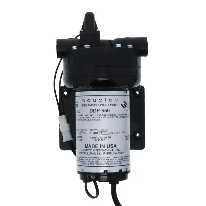 Aquatec 5513-1E12-J526 Booster Pump – 4.9 Gpm, 115Vac, 1/2" Female Pipe Thread 1