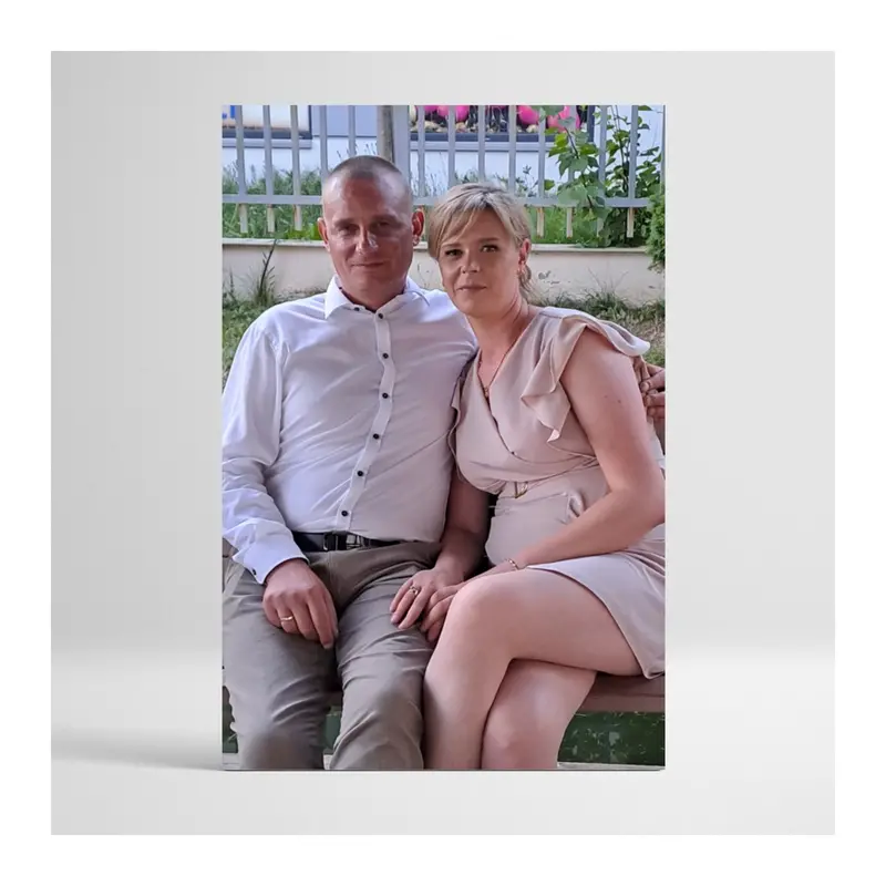 Artistic Vertical Canvas Print – Personalized Photo Gift 1