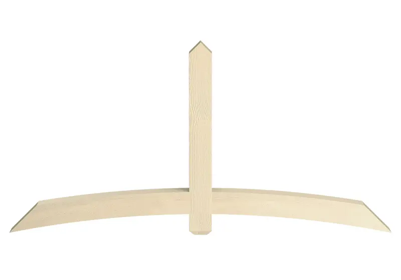 Asher Chamfered Gable Bracket Pediment 1
