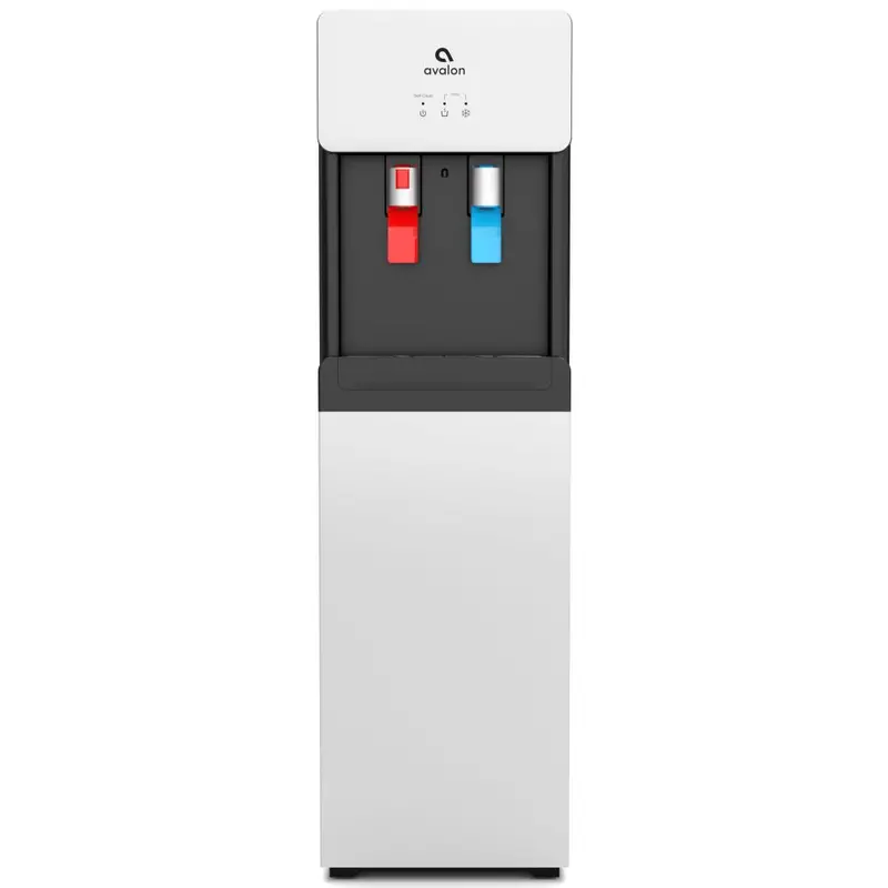 Avalon Slim-Design Bottleless Water Cooler – Hot & Cold With Child Safety Lock (White) 1