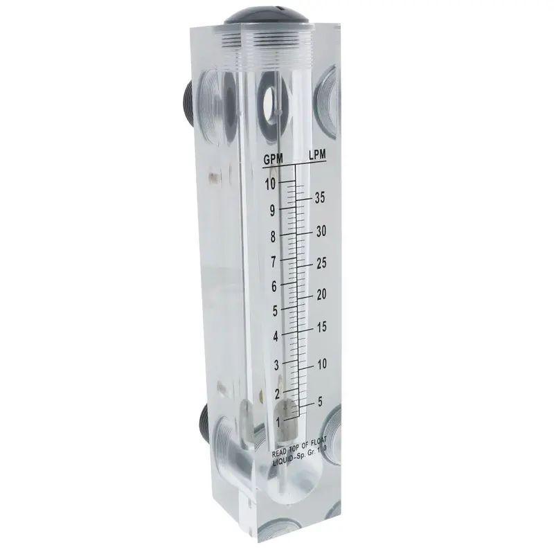 Axeon 200899 Transparent Acrylic Ro Flow Gauge – 1–10 Gpm 1