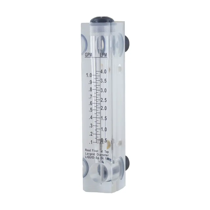 Axeon 203849 Inline Flow Meter: 0.1–1 Gpm Range, Dual 1/2-Inch Mnpt Ports 1