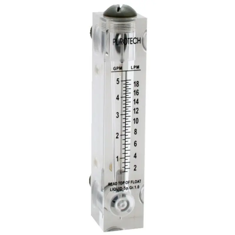 Axeon 204206 Flow Meter With Stainless Steel Valve – 1 To 10 Gpm Range 1