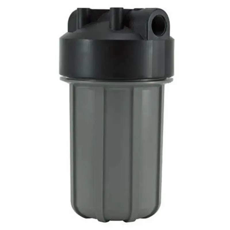 Axeon Pentair-Compatible Filter Housing: 4.5" × 10", Single O-Ring, 1" Fnpt, Black/Grey 1